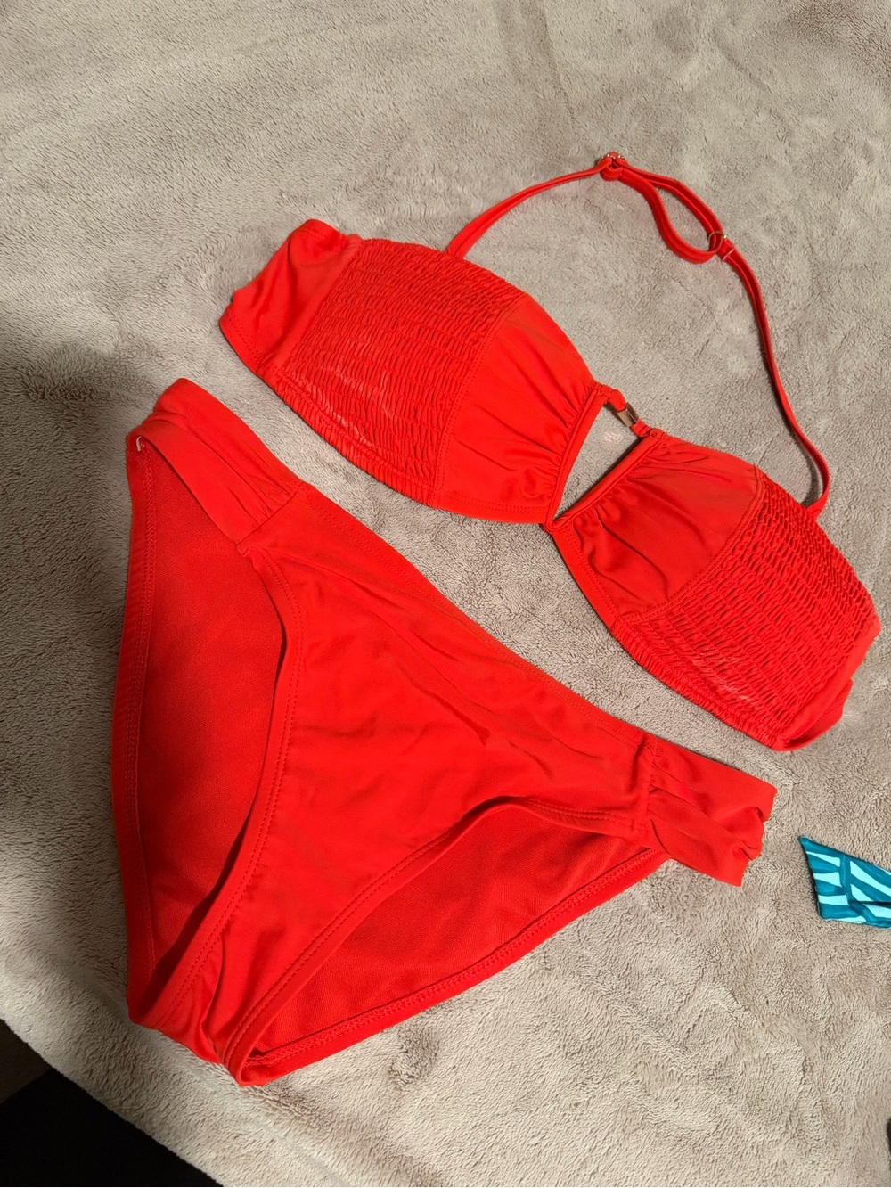 Red Two-Piece Bikini Set